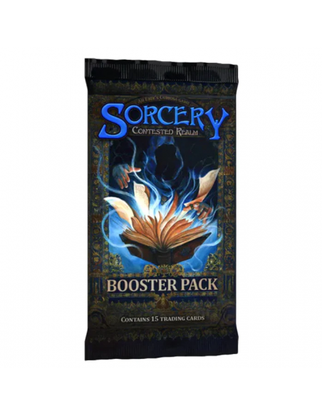Sorcery TCG Contested Realm: Sobre (15)  - A booster display contains 36x Booster packs. Each 15-card booster contains 10 Ordina