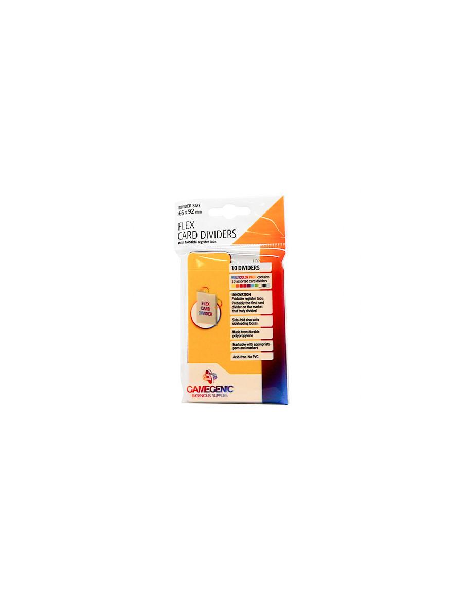 GAMEGENIC .CARD DIVIDERS MULTICOLOR - tarjetas para dividir  - Estos separadores de cartas duraderos y resistentes ordenarán cas