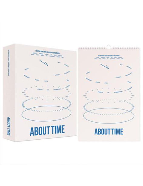 SEVENTEEN - 2024 SEASON'S GREETINGS - Caja completa  - - Caja- Calendario de escritorio 13 meses- Agenda de 184 páginas)- Libro
