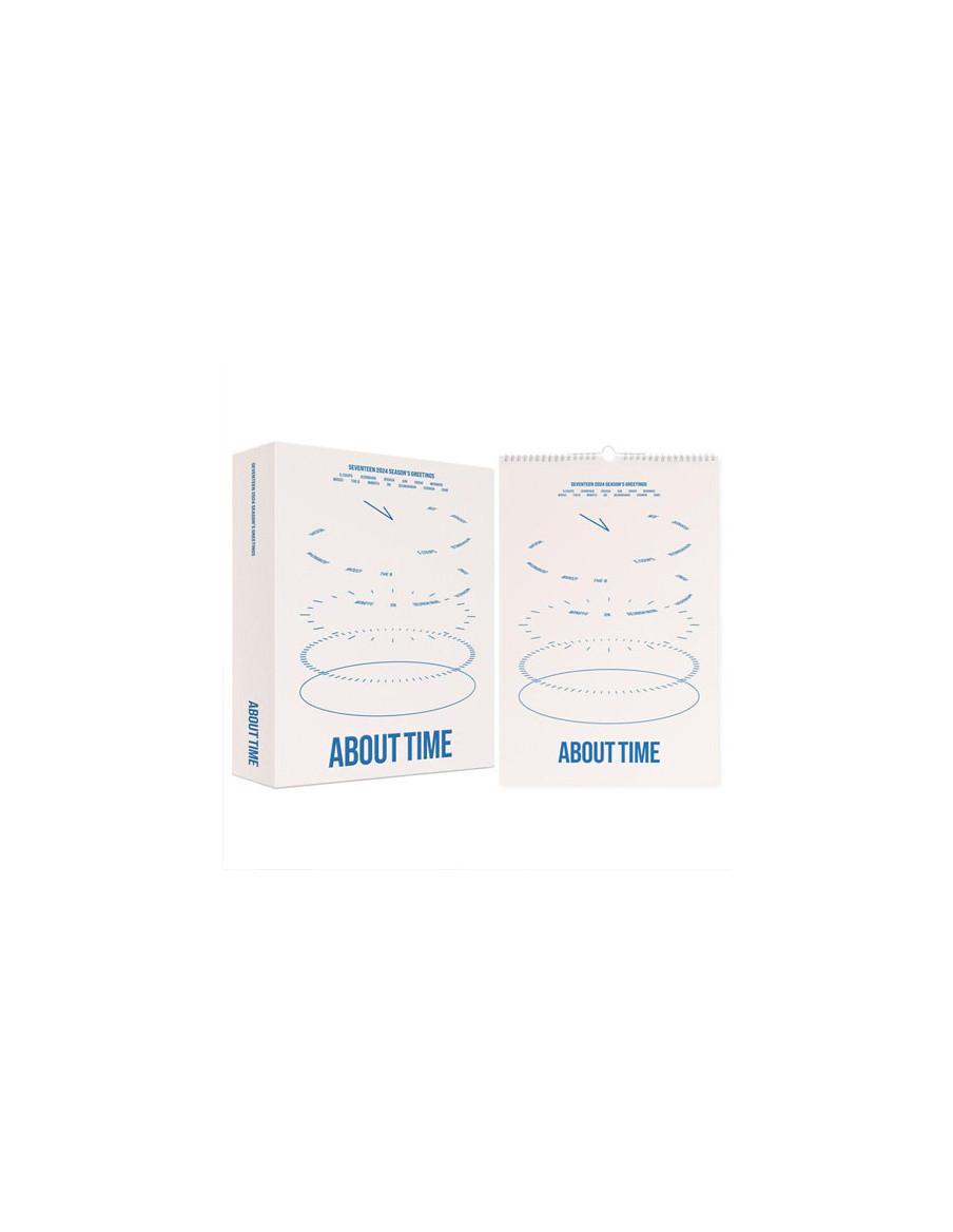 SEVENTEEN - 2024 SEASON'S GREETINGS - Caja completa  - - Caja- Calendario de escritorio 13 meses- Agenda de 184 páginas)- Libro 