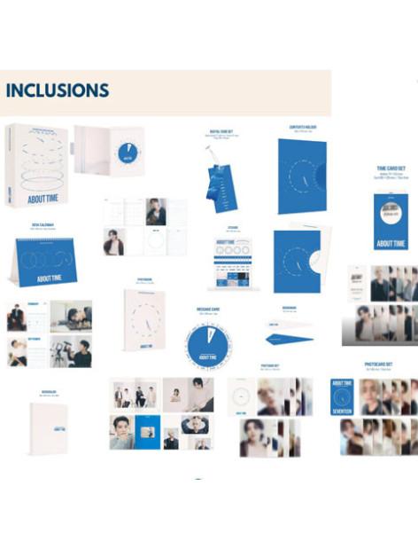 SEVENTEEN - 2024 SEASON'S GREETINGS - Caja completa  - - Caja- Calendario de escritorio 13 meses- Agenda de 184 páginas)- Libro  2