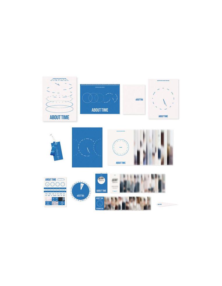 SEVENTEEN - 2024 SEASON'S GREETINGS - Caja completa  - - Caja- Calendario de escritorio 13 meses- Agenda de 184 páginas)- Libro 