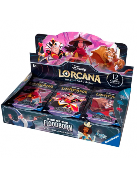 Rise of the Floodborn Reprint: Booster Box (24) English  - Dive into the enchanting world of Disney Lorcana TCG: Rise of the Flo
