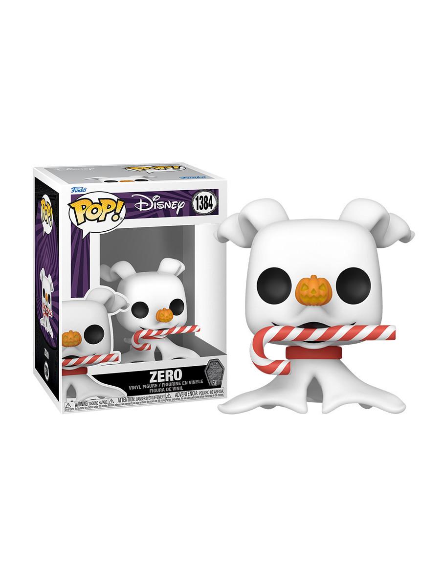 Funko Pop. Zero w/Candy Cane. Nightmare Before Christmas