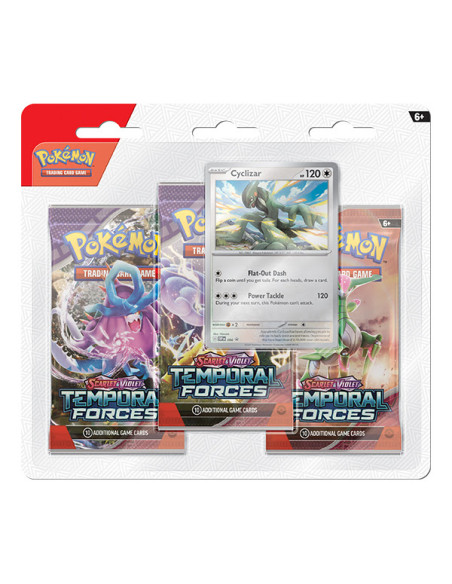 Scarlet & Violet 5 Temporal Forces: Cyclizar 3-Pack Blister (English)