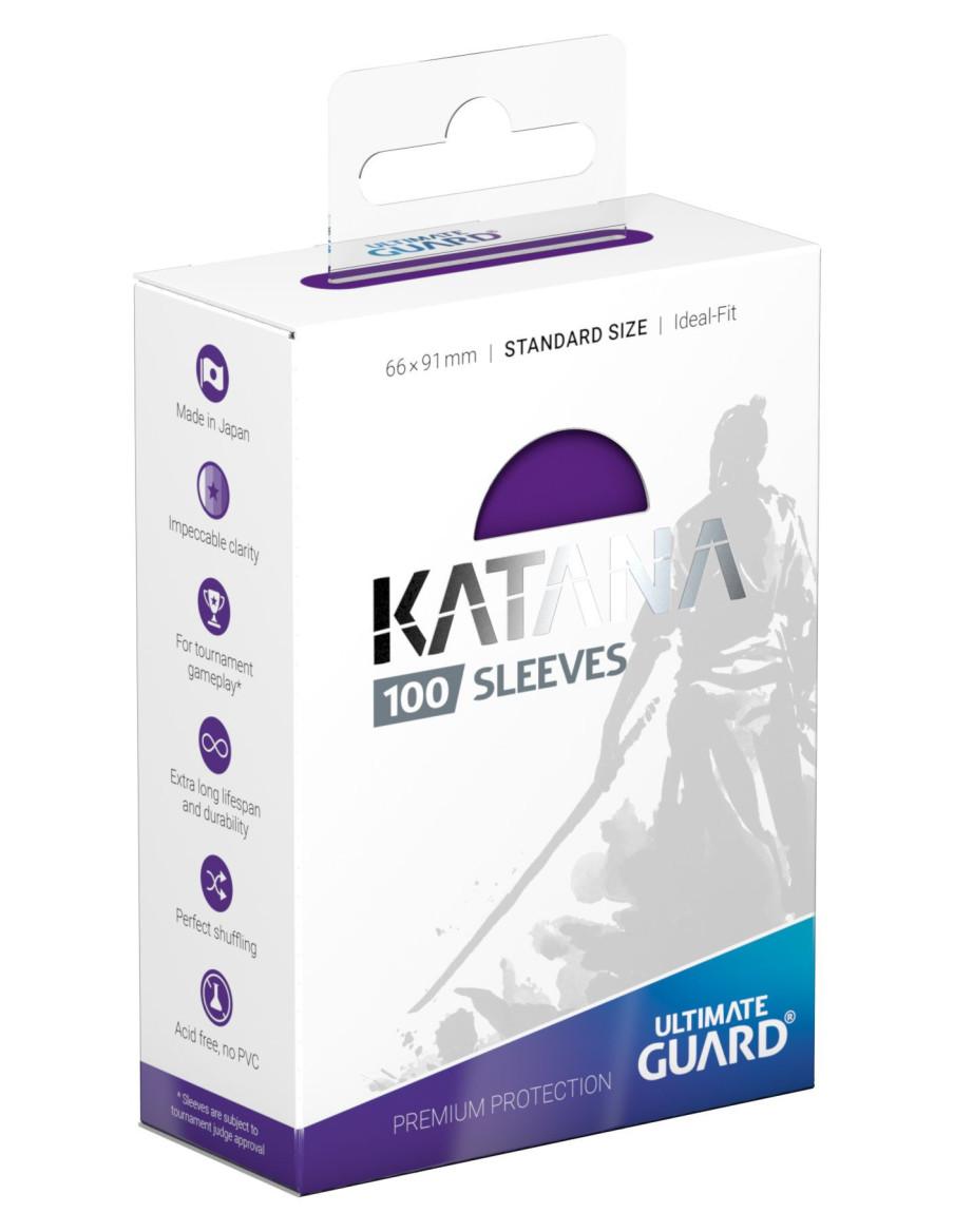 Fundas Standard Ultimate Guard Katana Morado(100)  - Fundas Standard Ultimate Guard Katana Morado(100) 