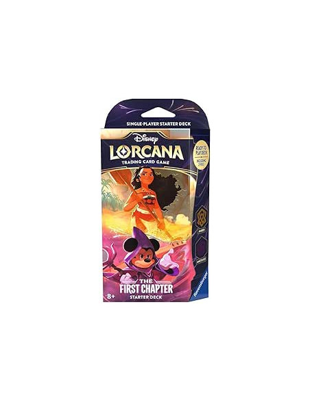 The First Chapter: Moana / Mickey Mouse - Amber / Amethyst  Starter Deck (English)