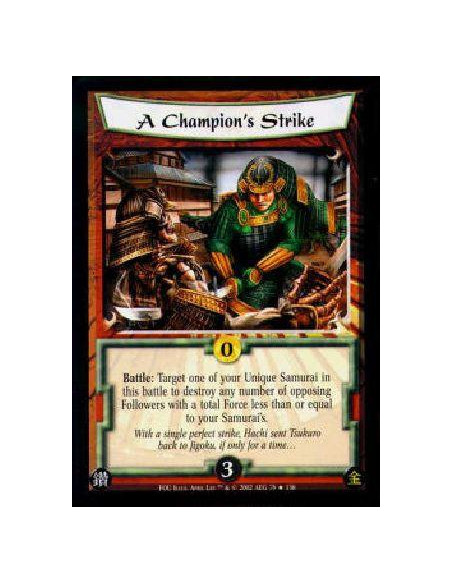 A Champion's Strike FOIL