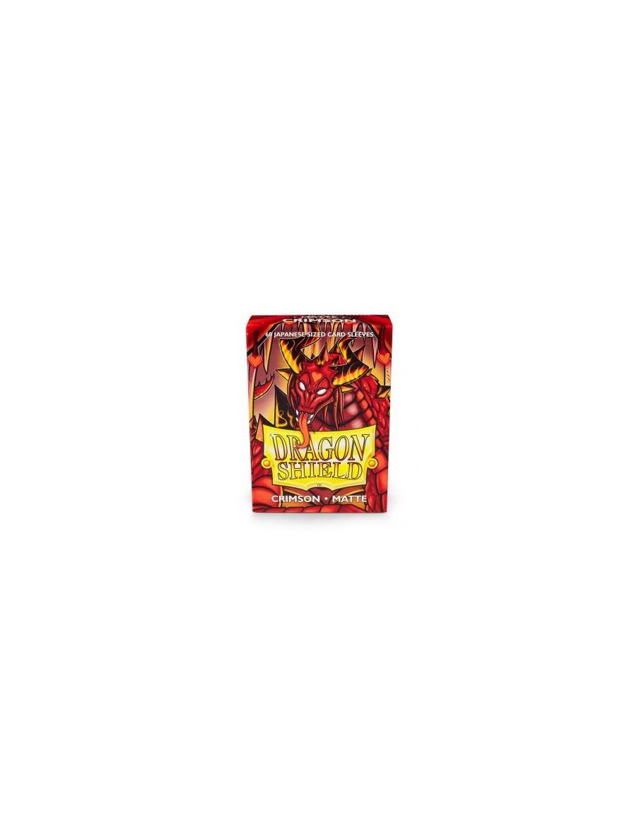 Fundas Dragon Shield Tamaño Japonés (59x86mm) - Carmesí / Crimson Mate (60)  - Fundas Tamaño Yu-Gi-Oh! y Vanguard!Japannes Size
