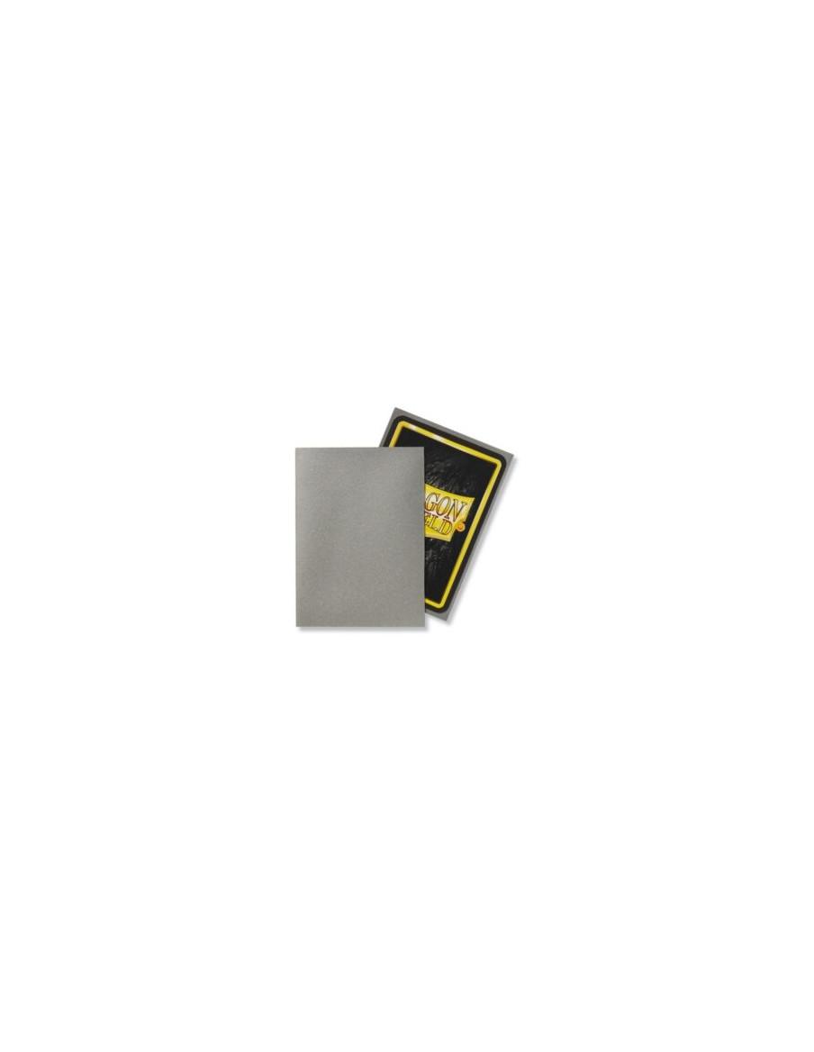 Dragon Shield Sleeves Standard size (63x88mm) - Silver Matte (100u)  - 