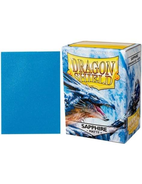 Dragon Shield Sleeves Standard size (63x88mm) - Sapphire Matte (100u)  - 