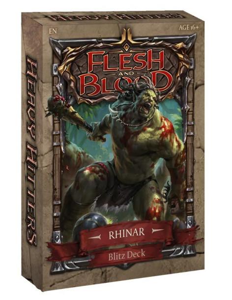 Heavy Hitters Rhinar Blitz Deck. Flesh and Blood (inglés)  -