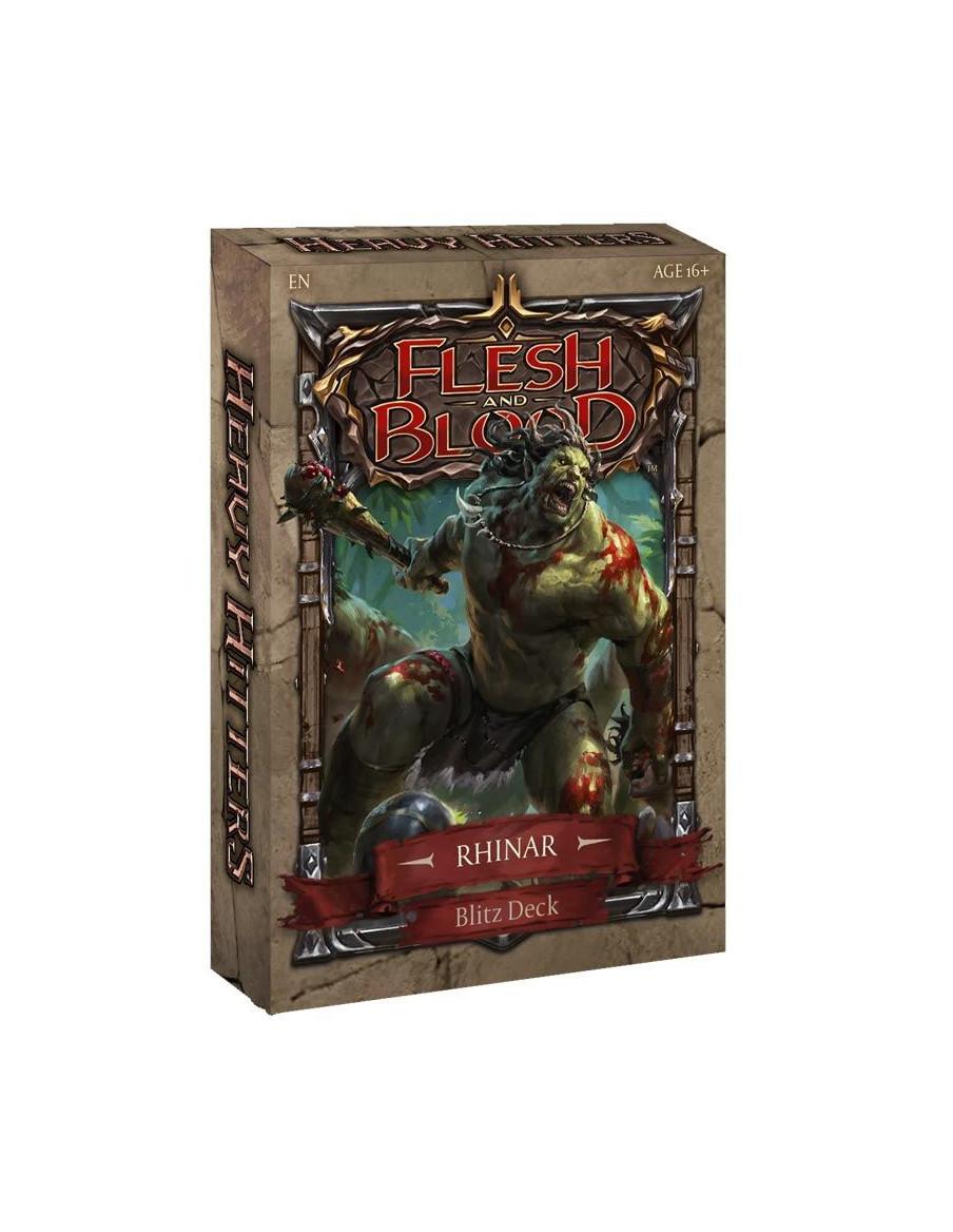 Heavy Hitters Rhinar Blitz Deck. Flesh and Blood (inglés)