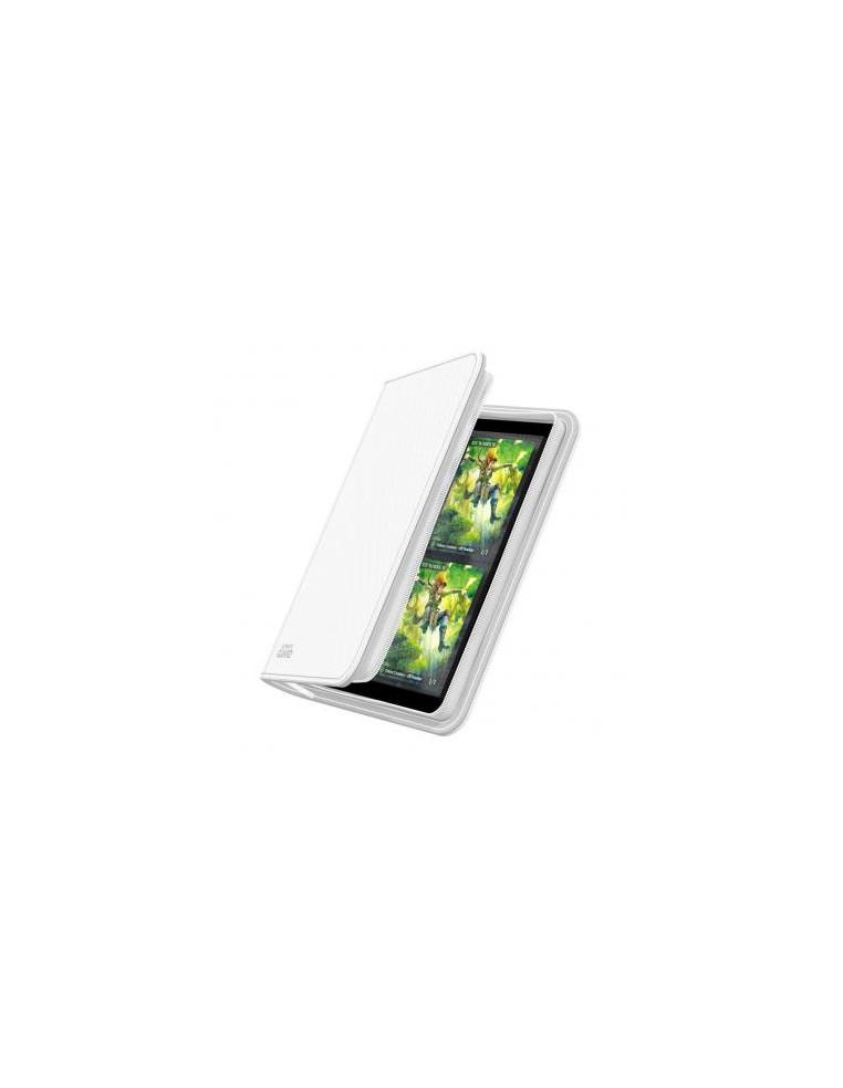 Carpeta Ultimate Guard Zipfolio Xenoskin Blanco (9 Bolsillos)  - Carpeta Ultimate Guard Zipfolio Blanco (9 Bolsillos)