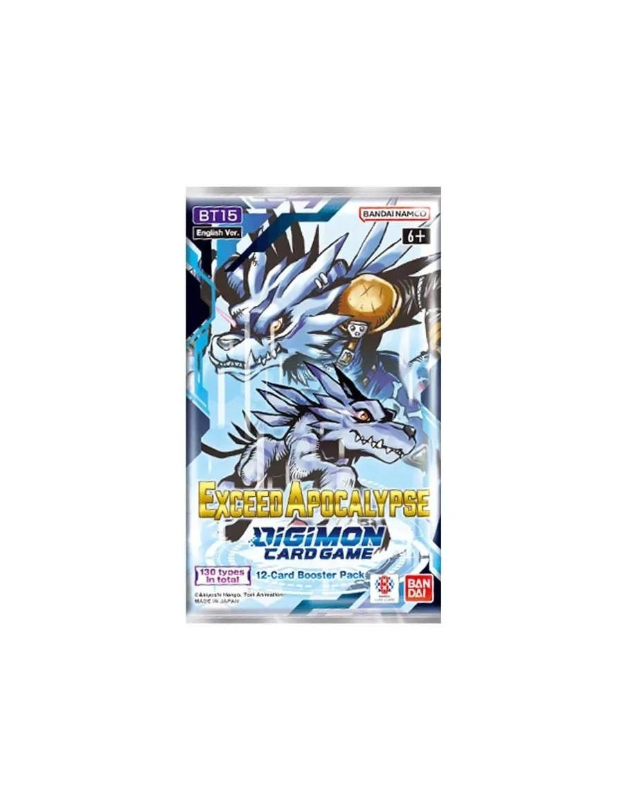 Exceed Apocalypse BT15: Sobre (12) DIGIMON  - Exceed Apocalypse BT15: Sobre (12) DIGIMON