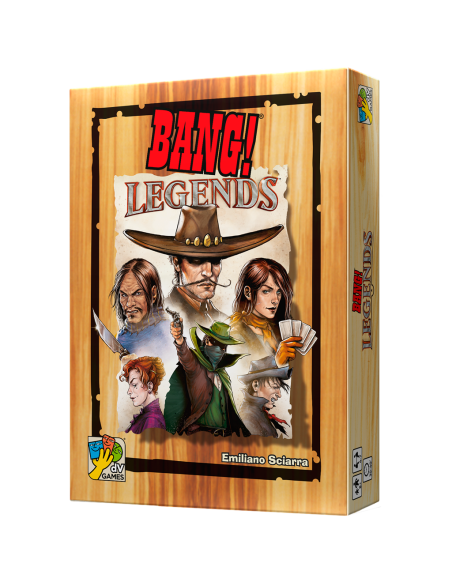 Bang! Legends  - Leyendas Encarna a las versiones legendarias de los clásicos personajes de BANG! Lleva a cabo hazañas heroicas 