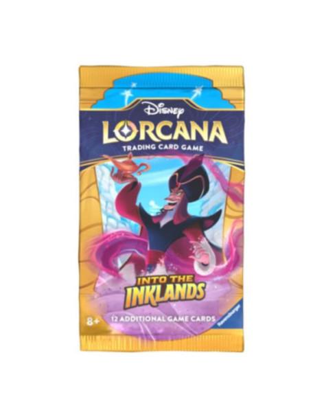 Into the Inklands: Sobre (12 cartas) LORCANA (Inglés)  - In the realm of Lorcana, even the most familiar of faces may surprise y