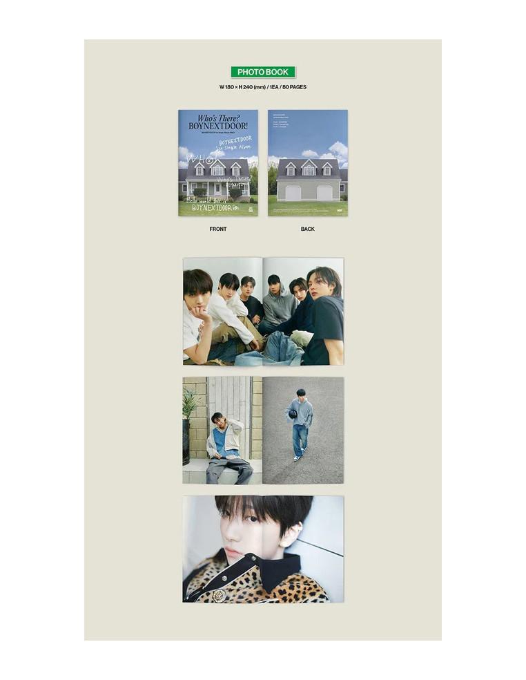 BOYNEXTDOOR - WHO (1st Single)  - BOYNEXTDOOR - WHO (1st Single)  2 versiones: Who (edificio de ladrillos) / Crunch (caja de cer