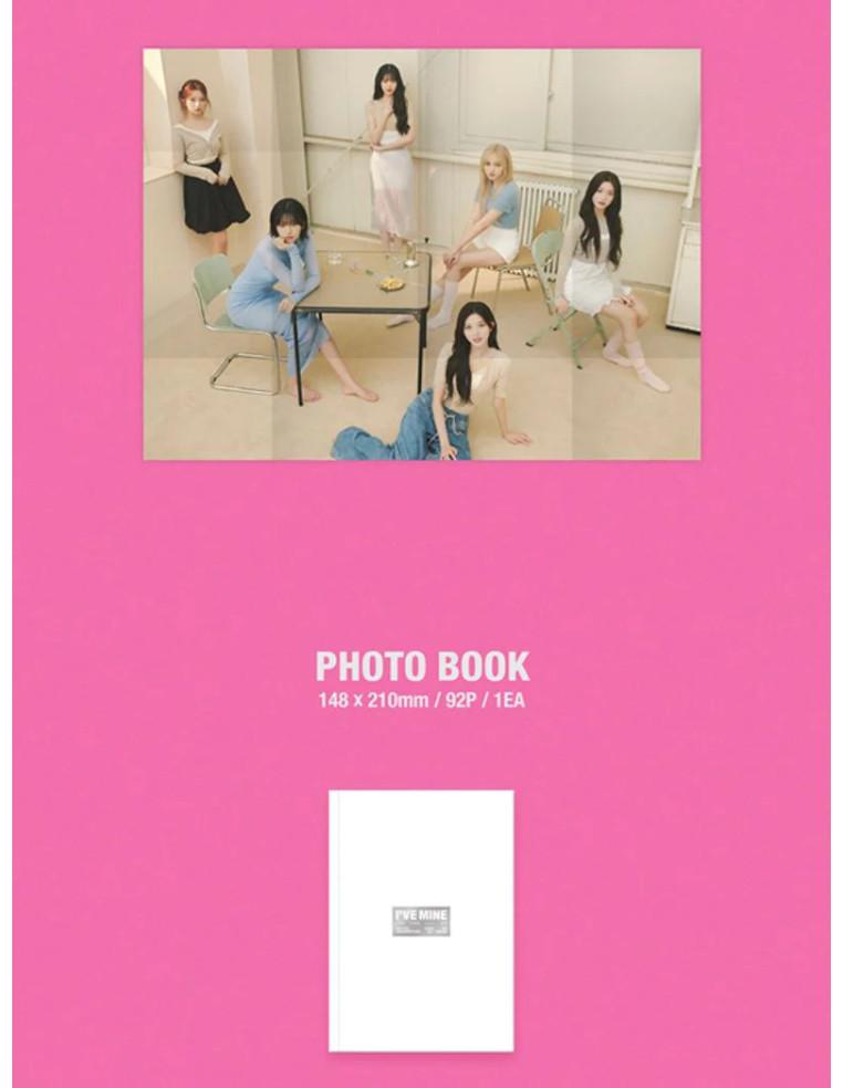 IVE- I've Mine (1st EP Album)  - IVE- I've Mine (1st EP Album)Either Way (fondo rosa, letras rojas); Off the Record (fondo rojo,