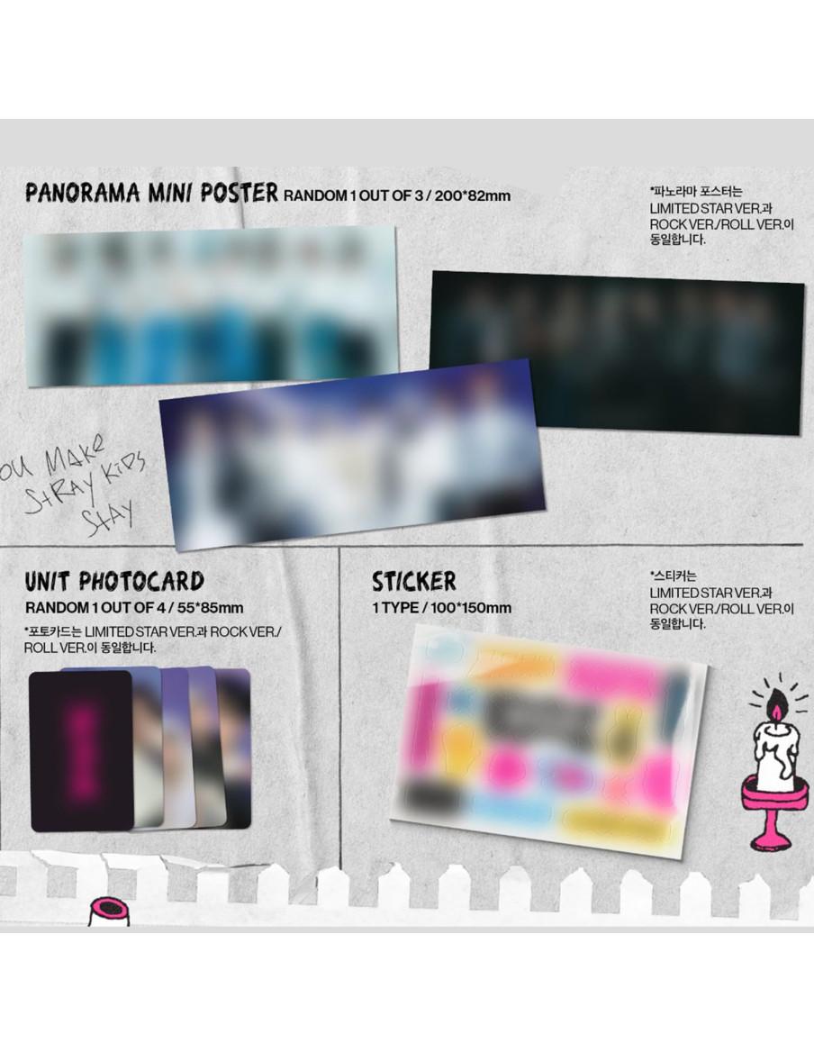 STRAY KIDS - Rock-Star (8th mini Album) (Limited Star Ver.)  - STRAY KIDS - Rock Star (8th mini Album) (Limited Star Ver.)El gru