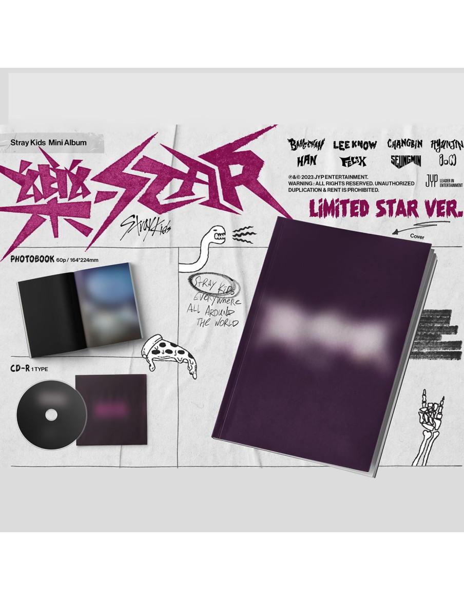 STRAY KIDS - Rock-Star (8th mini Album) (Limited Star Ver.)  - STRAY KIDS - Rock Star (8th mini Album) (Limited Star Ver.)El gru