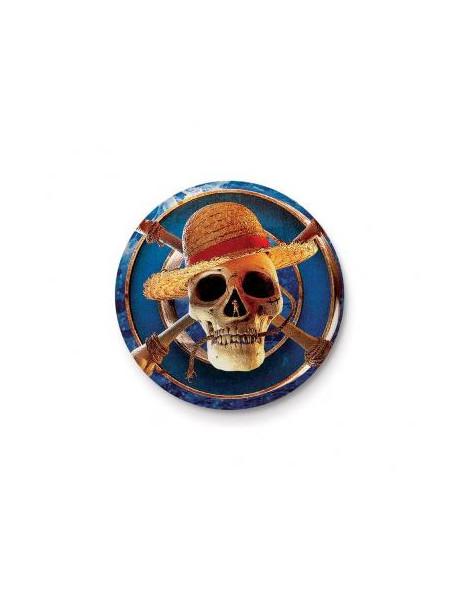 Badge Straw Hat . One Piece  -