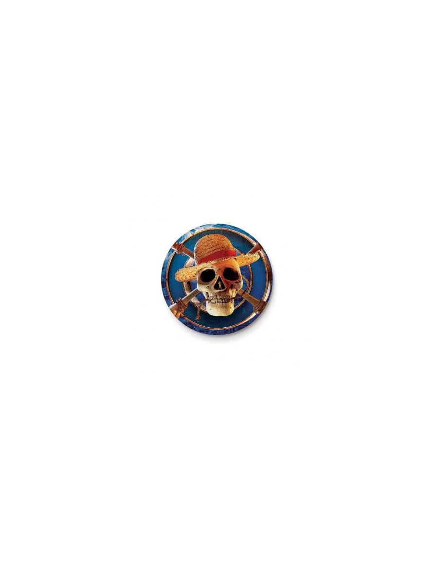 Badge Straw Hat . One Piece  - 