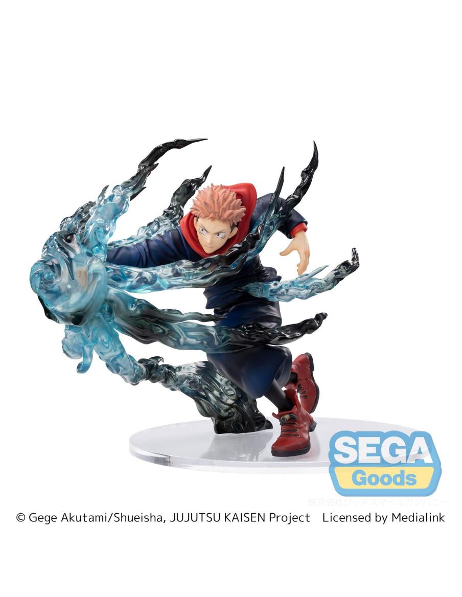 Figura Luminasta Sega. Yuji Itadori Puño Divergente. Jujutsu Kaisen