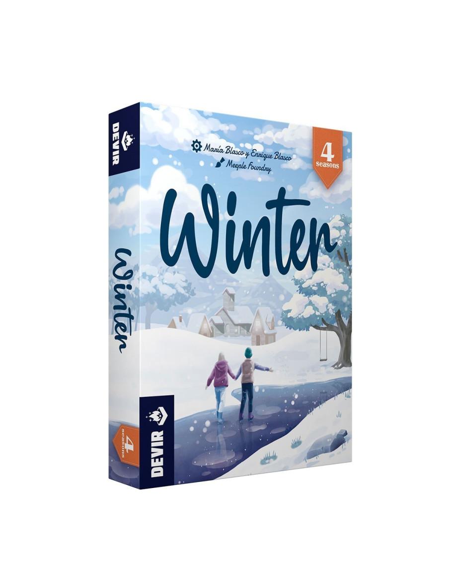 Winter. Juego de Mesa  - El invierno ha llegado, y con él, la disputa por el control del lago helado. Winter es un juego abstrac