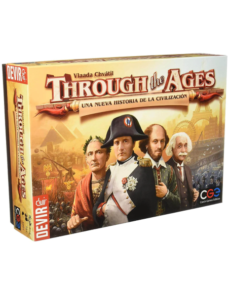 Though the Ages. Board Game. Spanish