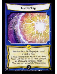 Unraveling  - Reaction: Bow this Shugenja to cancel a Spell or Kiho.