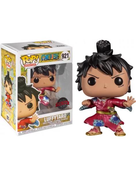 Funko Pop. Luffytaro. One Piece. Metalizado  - Funko Pop de Luffy con Kimono saga de Wano