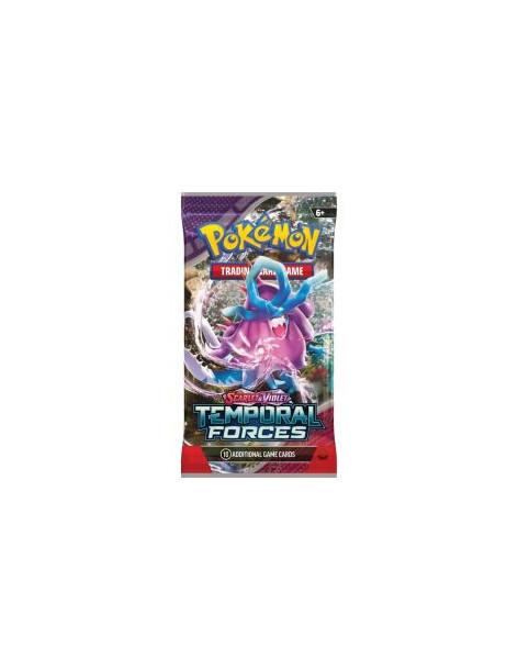 Escarlata y Púrpura 5 Fuerzas Temporales: Sobre (10 cartas) Inglés  - The ranks of Ancient and Future Pokémon continue to grow!