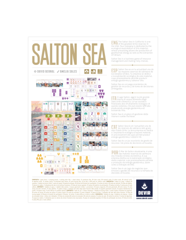 Salton Sea  - ¡Domina el poder de la energía geotérmica de Salton Sea! Los jugadores tomaréis el mando de una corporación que ex