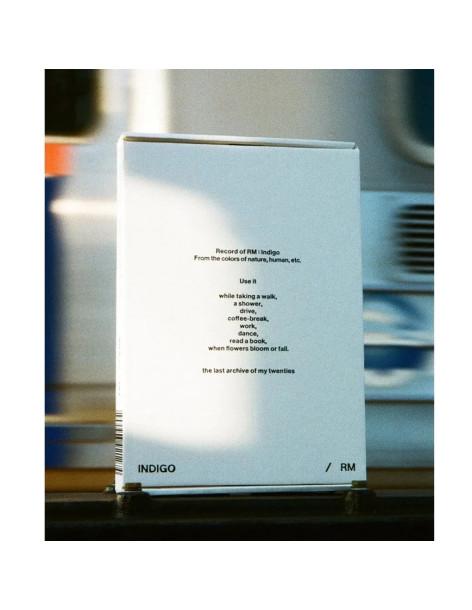 BTS - RM- INDIGO (1ER ÁLBUM EN SOLITARIO)  - BTS - RM- INDIGO (1ER ÁLBUM EN SOLITARIO) - Libro (100 páginas) - CD - Tarjetas pos