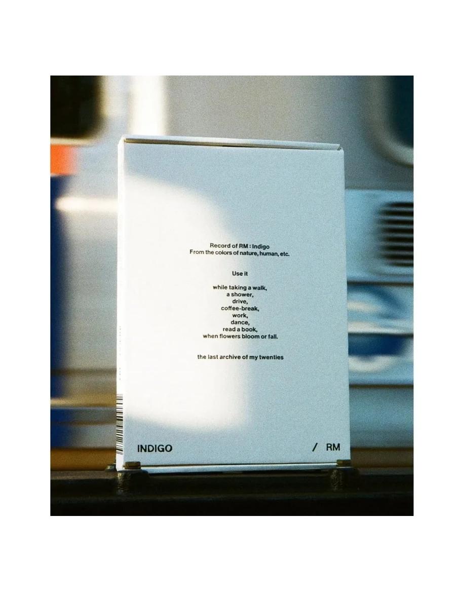 BTS - RM- INDIGO (1ER ÁLBUM EN SOLITARIO)  - BTS - RM- INDIGO (1ER ÁLBUM EN SOLITARIO) - Libro (100 páginas) - CD - Tarjetas pos