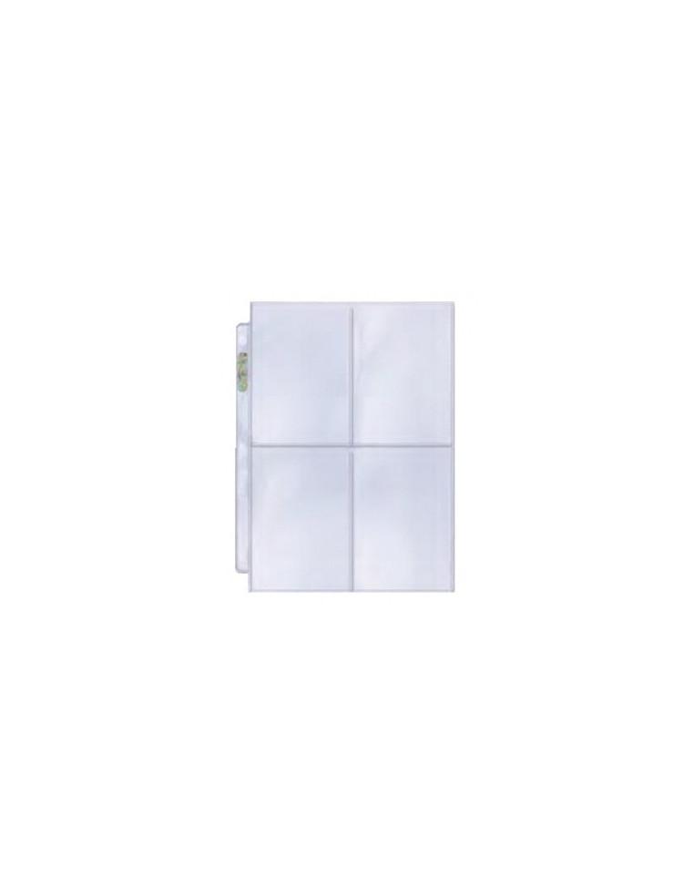 Hojas de Archivador 4 Bolsillos (88mm x 133mm) Ultra-Pro Platinum  - 