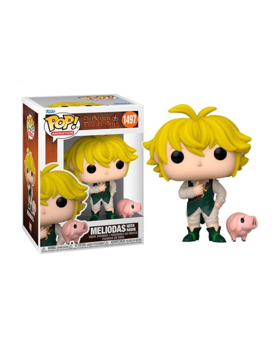 Funko Pop Meliodas con Hawk. the Seven Deadly Sins  - 