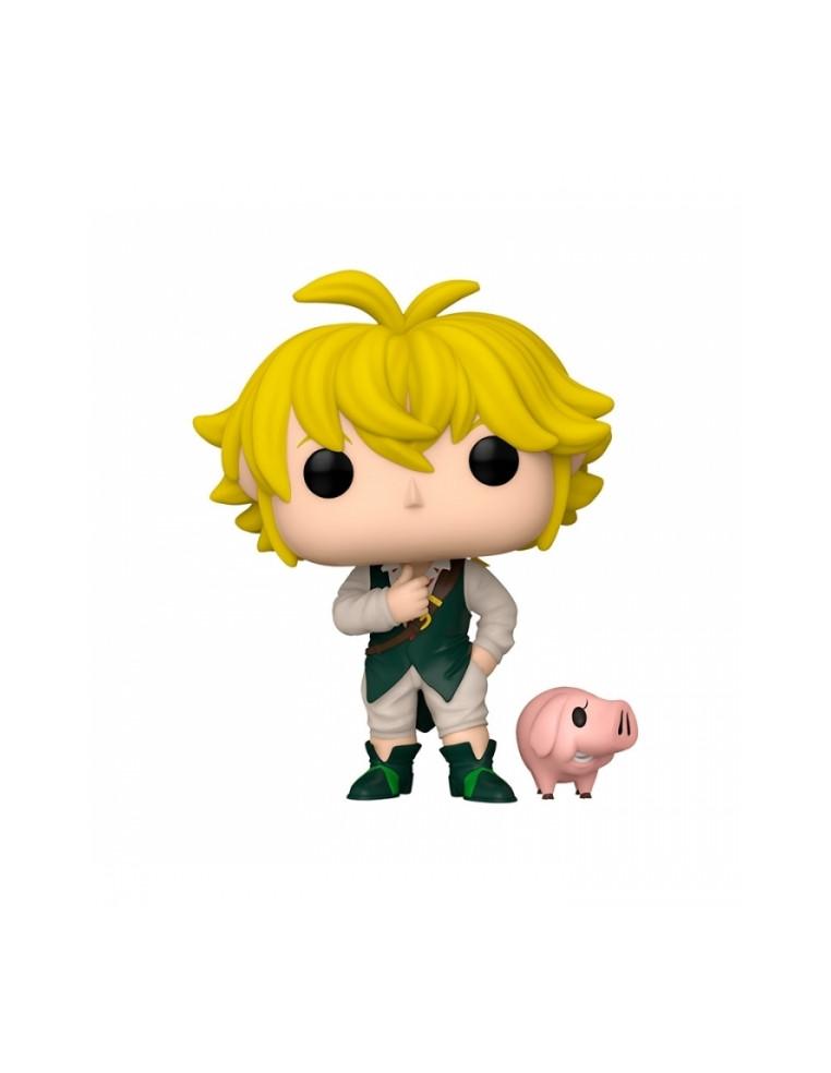 Funko Pop Meliodas con Hawk. the Seven Deadly Sins  - Figura de vinilo de aproximadamente 9 centímetros del personaje de Melioda