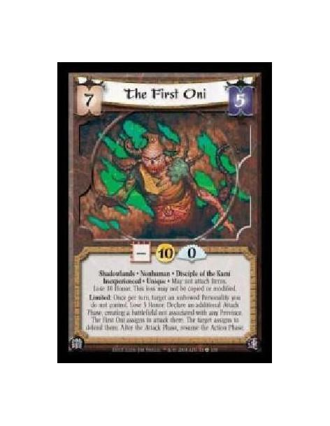 The First Oni Inexp (German)  - Shadowlands · Nonhuman · Disciple of the Kami · Inexperienced · Unique · May not attach Items. L