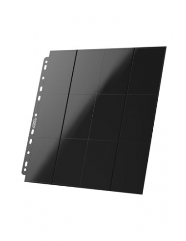 Ultimate Guard Hoja Negra de archivador 24 Bolsillos QuadRow  - Ultimate Guard Hoja Negra de archivador 24 Bolsillos QuadRow