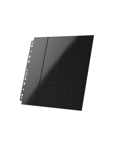 Ultimate Guard Hoja Negra de archivador 24 Bolsillos QuadRow  - Ultimate Guard Hoja Negra de archivador 24 Bolsillos QuadRow
