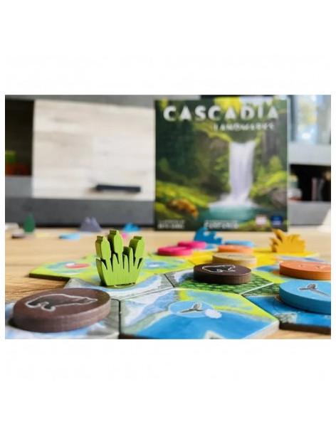 Cascadia: Hitos. Expansión  - En Cascadia: Hitos, los jugadores crean extensos hábitats y colocan bellos hitos naturales en ello 2