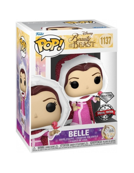 Funko pop Invernal Belle Diamond Collection. The Beuty and the Beast. Disney