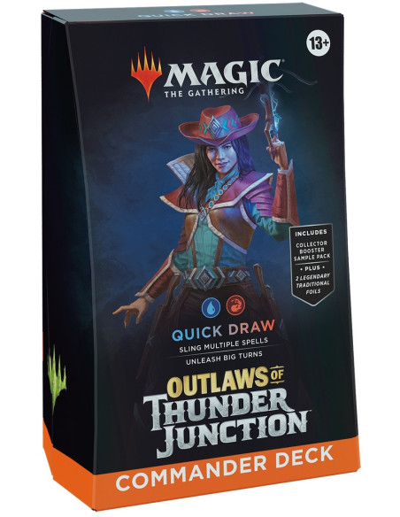 Quick Draw. Outlaws of Thunder Junction. Commander Deck. MTG (Inglés)