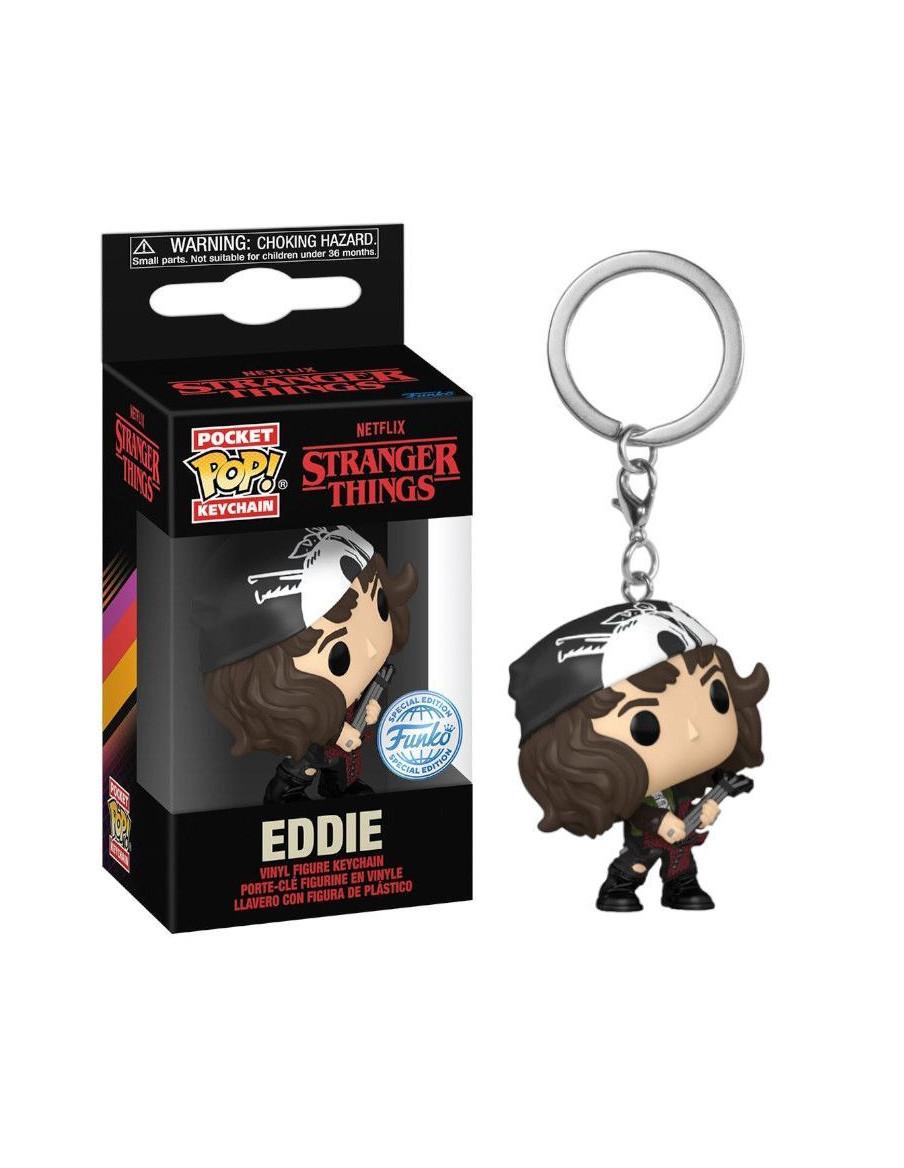 Pop Keychain Eddie with Guitar. Stranger Things