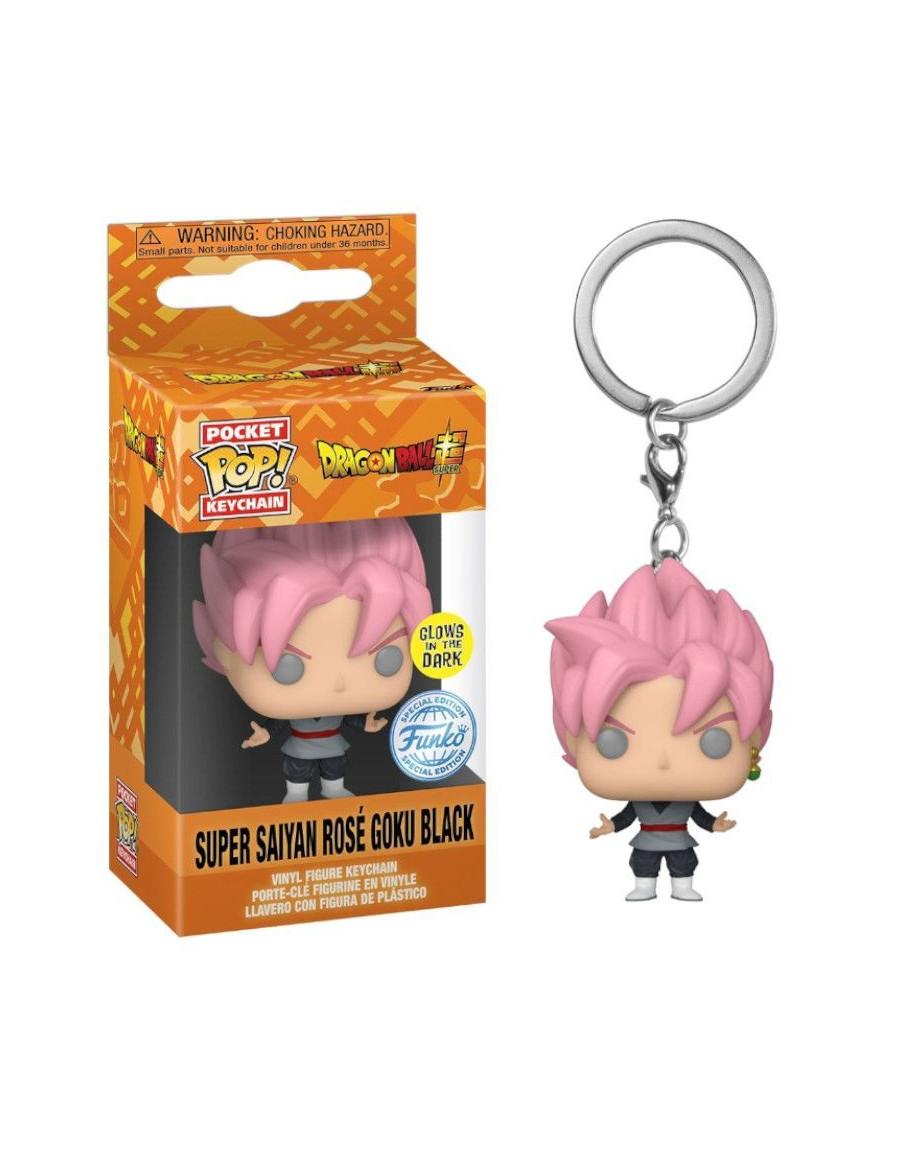 Llavero Pop. Super Saiyan Rosé Goku Black (Glows in the Dark). DBS