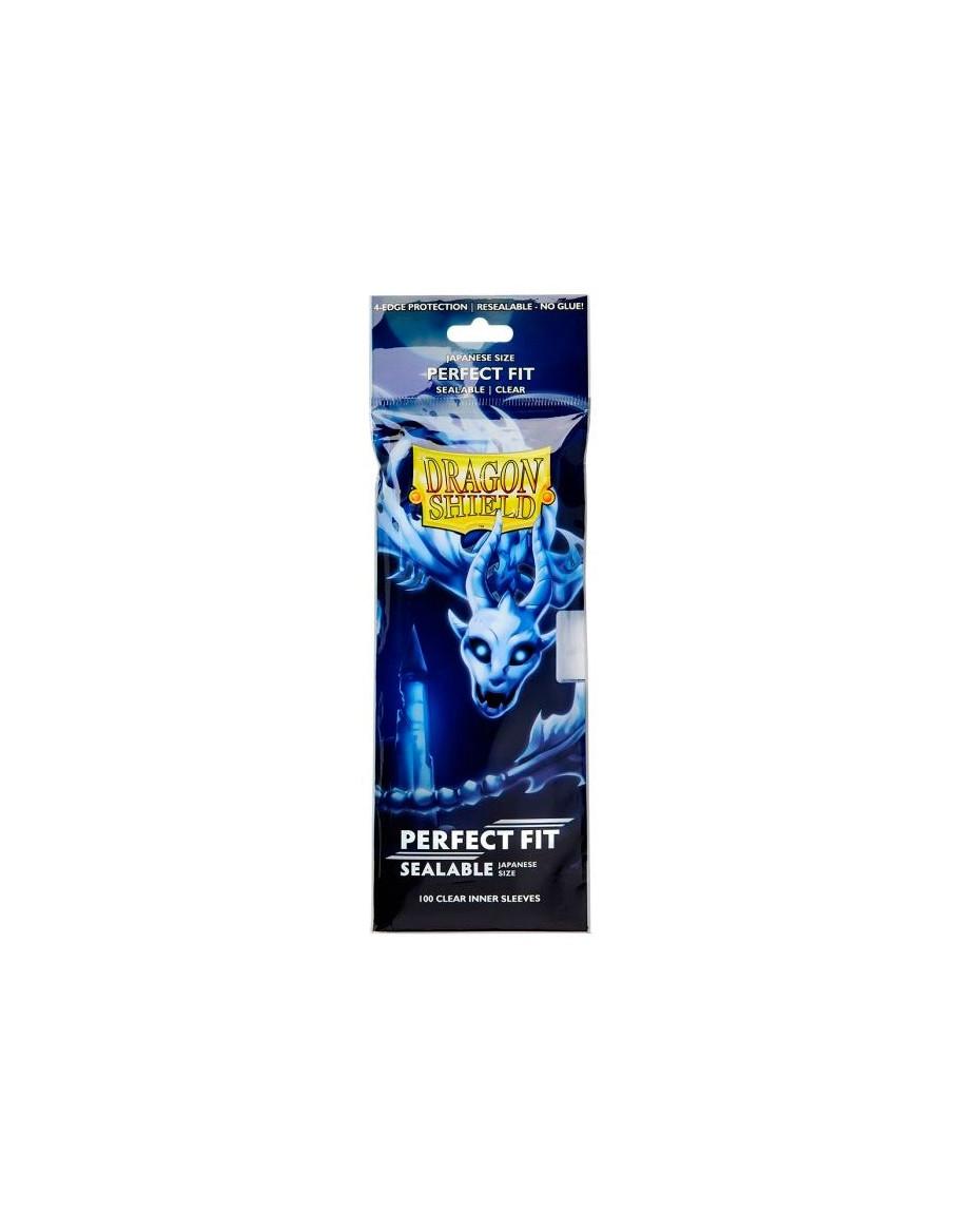 Fundas Dragon Shield Tamaño Japonés Perfect Fit Sellable - Transparente Mate (100)  - Fundas Tamaño Yu-Gi-Oh! y Vanguard!Japanne