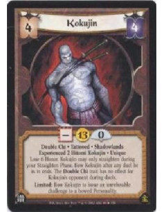 Kokujin Exp2 FOIL  - Double Chi . Tattooed . Shadowlands Experienced 2 Hitomi Kokujin . Unique. Lose 6 Honor. Kokujin may only s