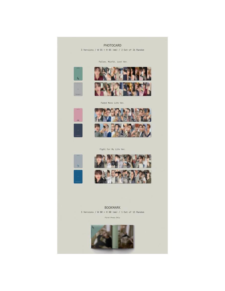 SEVENTEEN - FML (10th Mini Album)  - SEVENTEEN - FML (10th Mini Album)3 Versiones: A - Verde, B - Rosa, C - GrisContenido- Libro